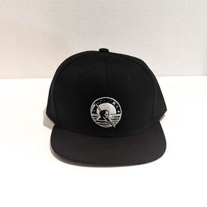 Mesmerizing Skeleton: New Black Snapback Hat with Original Artwork Front Design